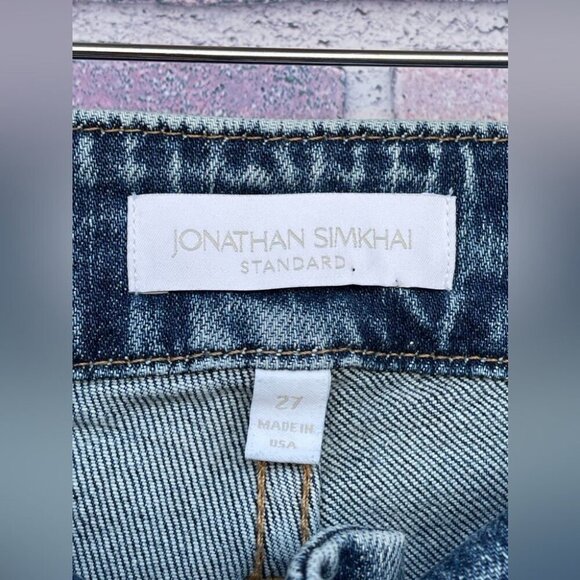 JONATHAN SIMKHAI STANDARD Theo Belted Pleated Straight size 27 - Picture 15 of 16